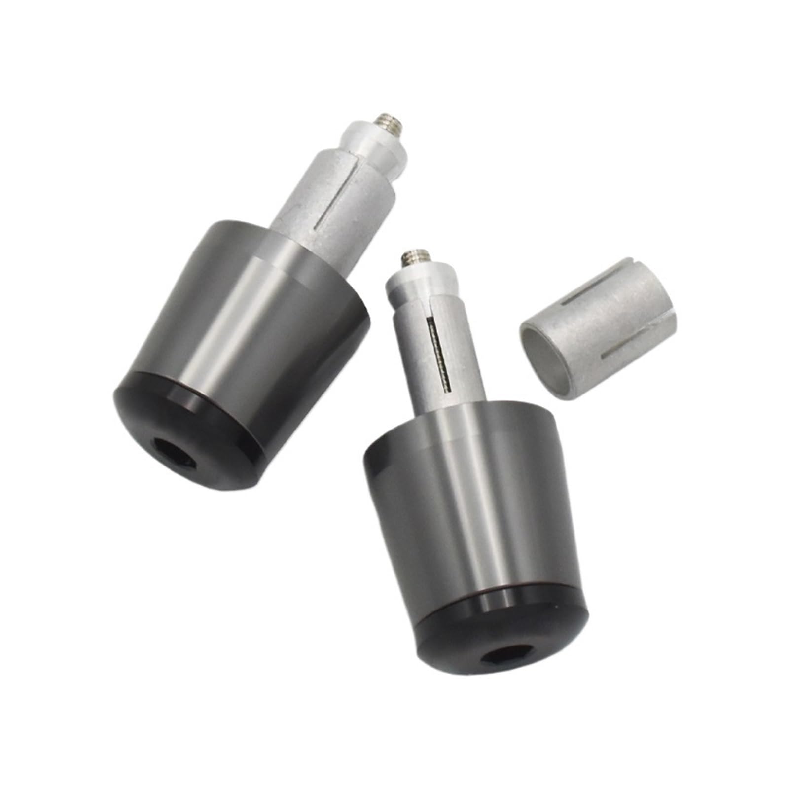 Motocicleta Tapón Deslizante Peso Puños Universales De Aluminio CNC para Manillar De Motocicleta, Tapones para Extremos De Manillar, Tapas De Contrapeso para Barra De Silder