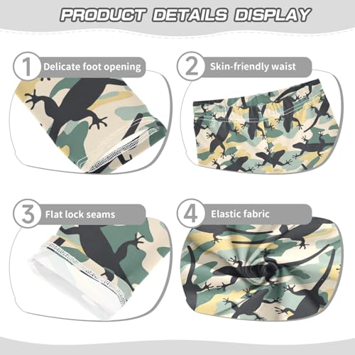 senya Girls Printed Leggings Yoga Pants Lizard in Camouflage Pattern for Kids in 4t to 10 Years, 4T3