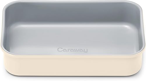 Vista 38 de Caraway Sartén rectangular de cerámica antiadherente de 9 x 13 pulgadas, revestimiento de cerámica naturalmente resbaladizo, no tóxico, libre
