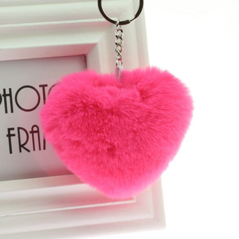 COOLBABYPlush Ball Keychain