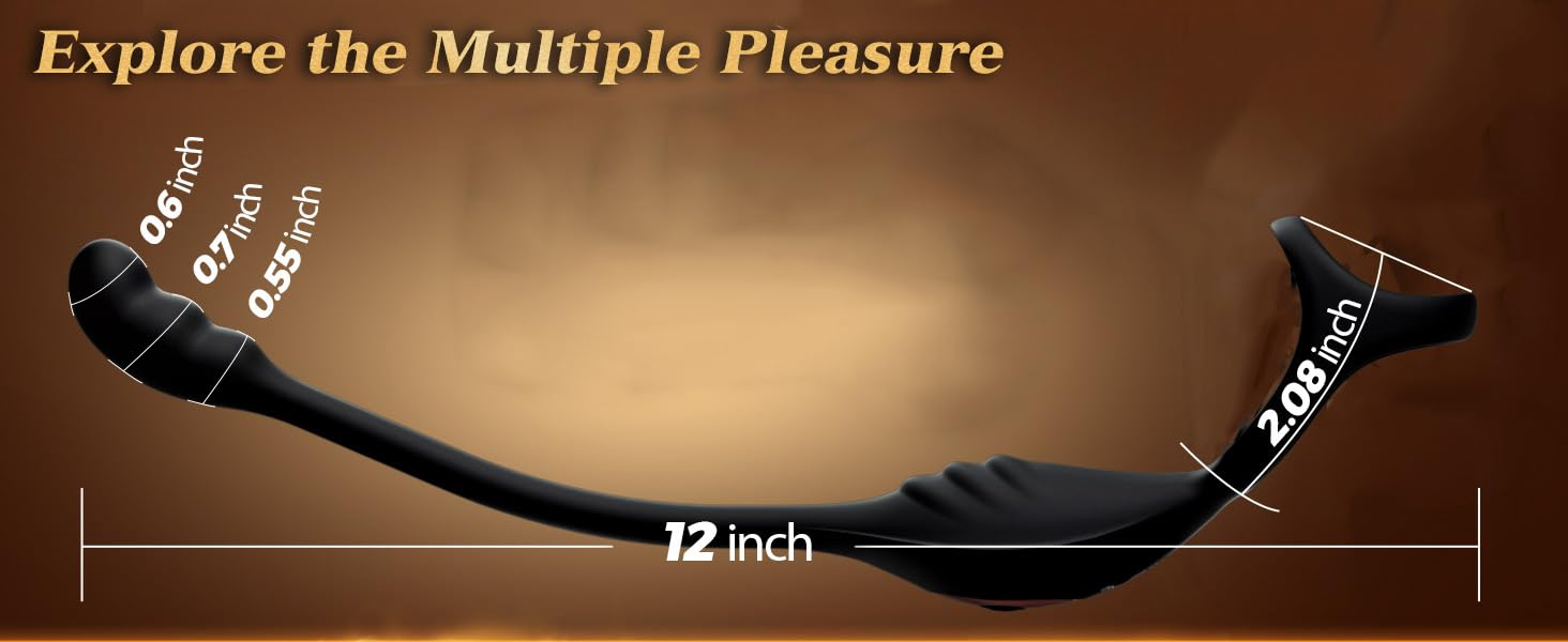 Vibratore Anale con anello Pene Lui Sex Toy, Anal Plug Vibratoreper Uomo Professionale, Plug anale-dilatatore uomo, Sex Toys Prostata Vibratore per Uomo Plug Analesex Toy Stimolatore Prostata per Lui