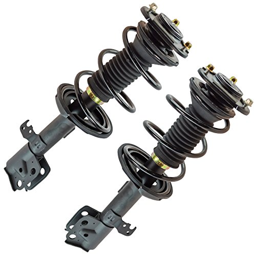 Image of TRQ Front Strut and Spring Assembly Set 2 Piece | For 2009-10 Pontiac Vibe 09-13 Toyota Corolla Matrix