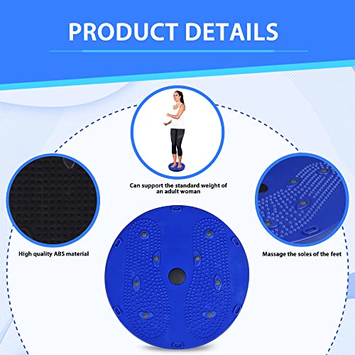 Image of Oddish Waist Twisting Disc for Home Workout | Magnetic Twister Board for Weight Loss, Tummy Reduction, and Full Body Fitness | Anti-Slip 24cm Balance Twister Plate