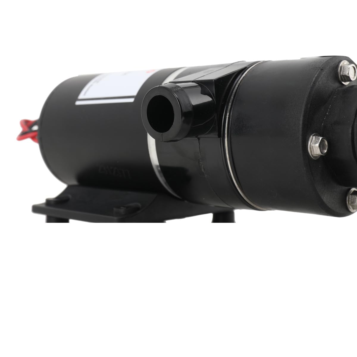 Zerhackerpumpe Fäkalienpumpe Fäkalien-Absaugpumpe mit Zerhacker, 12V 45L/min Hochdruck-Membran-Selbstansaugpumpe, Hochdruck-Wasserpumpe für Marine Boote Yacht Wohnwagen Camping Outdoor Garten