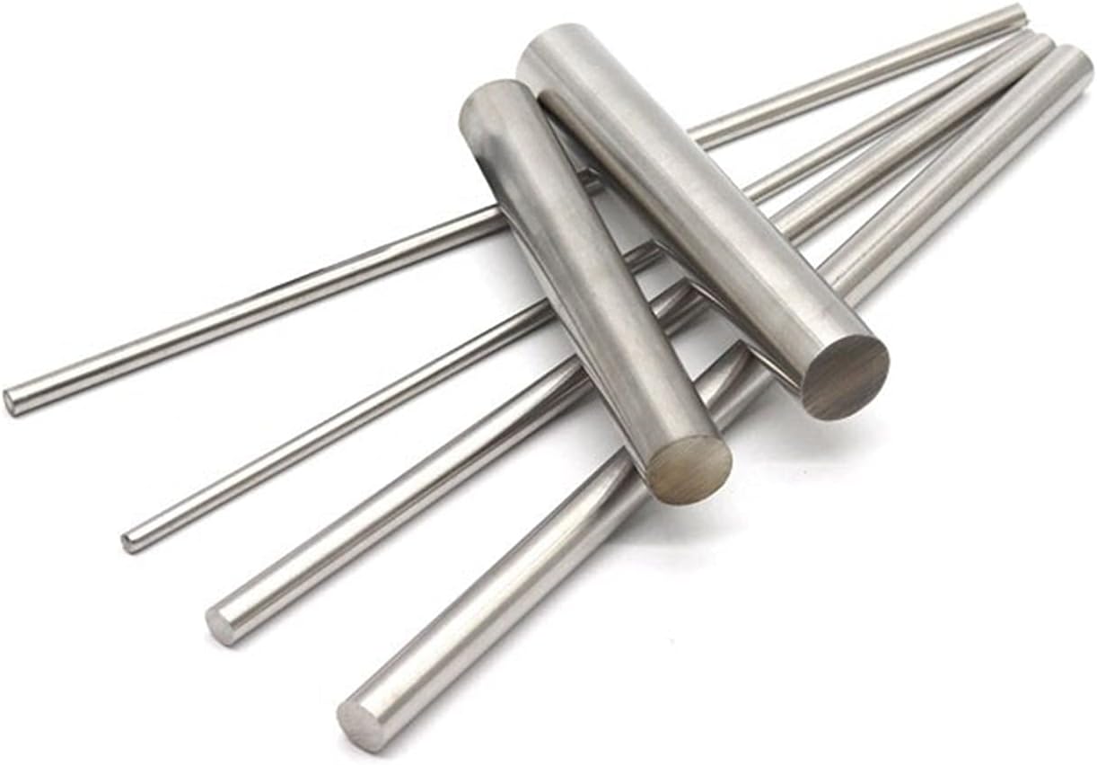 304 Stainless Steel Rod Bar Linear Shafts 5mm 6mm 7mm 8mm 9mm 10mm 12mm 15mm Dia Metric Round Bar Ground Stock 100/200/300/500mm (Diameter : 8mm, Length : 100mm)