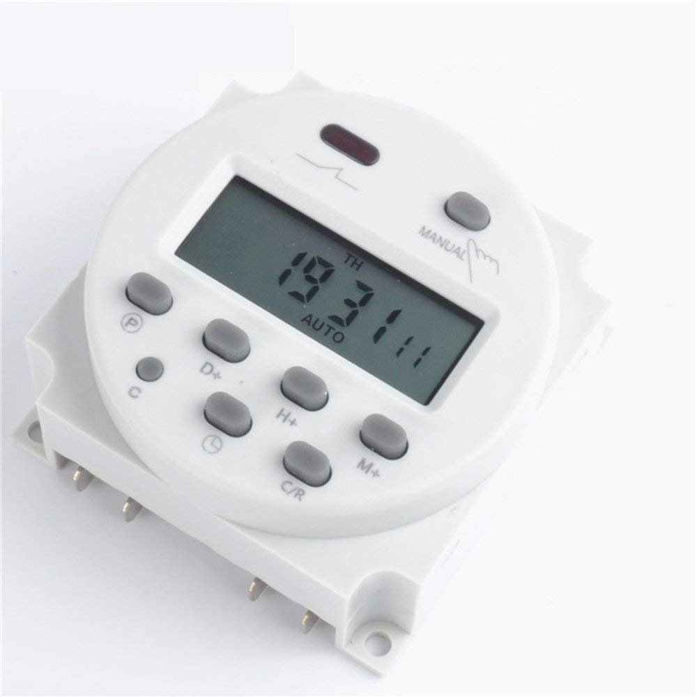 ラボ用電源制御タイマー Amazon.co.jp: 小型・軽量 電源タイマースイッチ プログラム