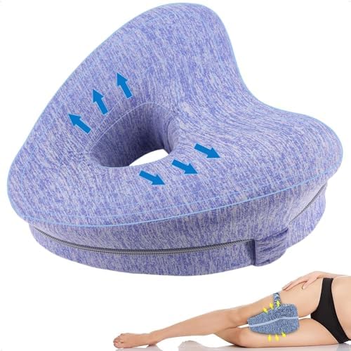 Knee Pillow for Sleeping on Side, Relieve Hip Pain & Sciatica, Leg