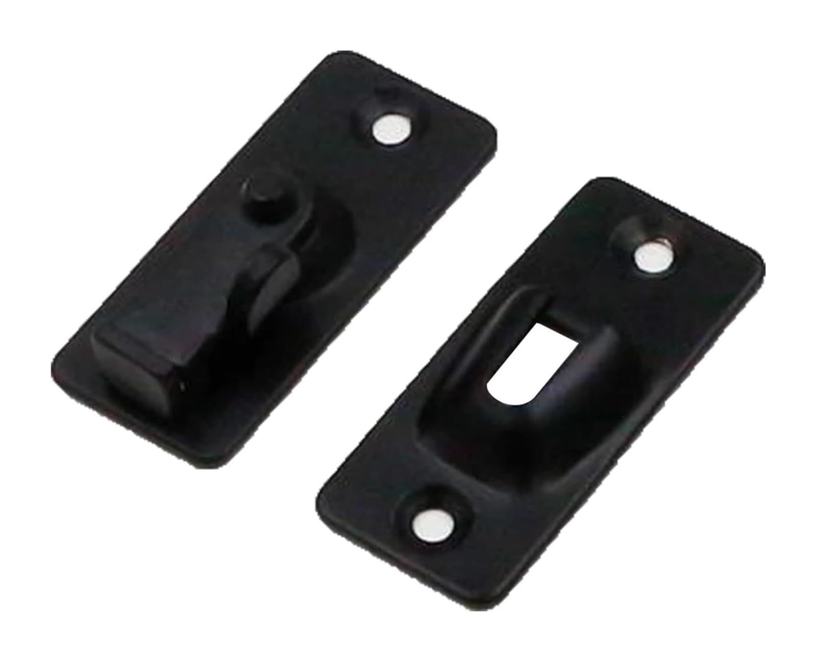 Ndlhxkfrp Black Rotate Bolt Latch Lock, 90 Degree Sliding Gate Latch Stainless Steel Multicolor 5 Pcs(Black)