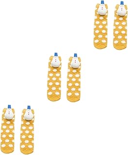 BESTOYARD 3 Peças Meias Femininas E Meias Acolchoadas Meias Femininas Meias Femininas Meias De Inverno Meias Femininas De Natal Meias Quentes Meias Femininas De Natal Meias De Dormir Toalha