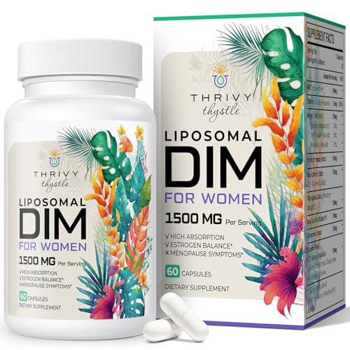 ThrivyThystle Liposomal DIM 400 mg - Hormone Balance,...