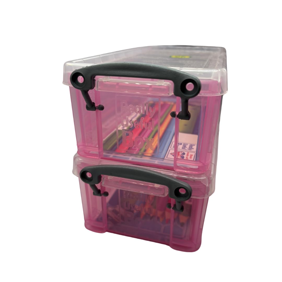 Really Useful Box 0.9 Litre – Pack of 2 (Pink)
