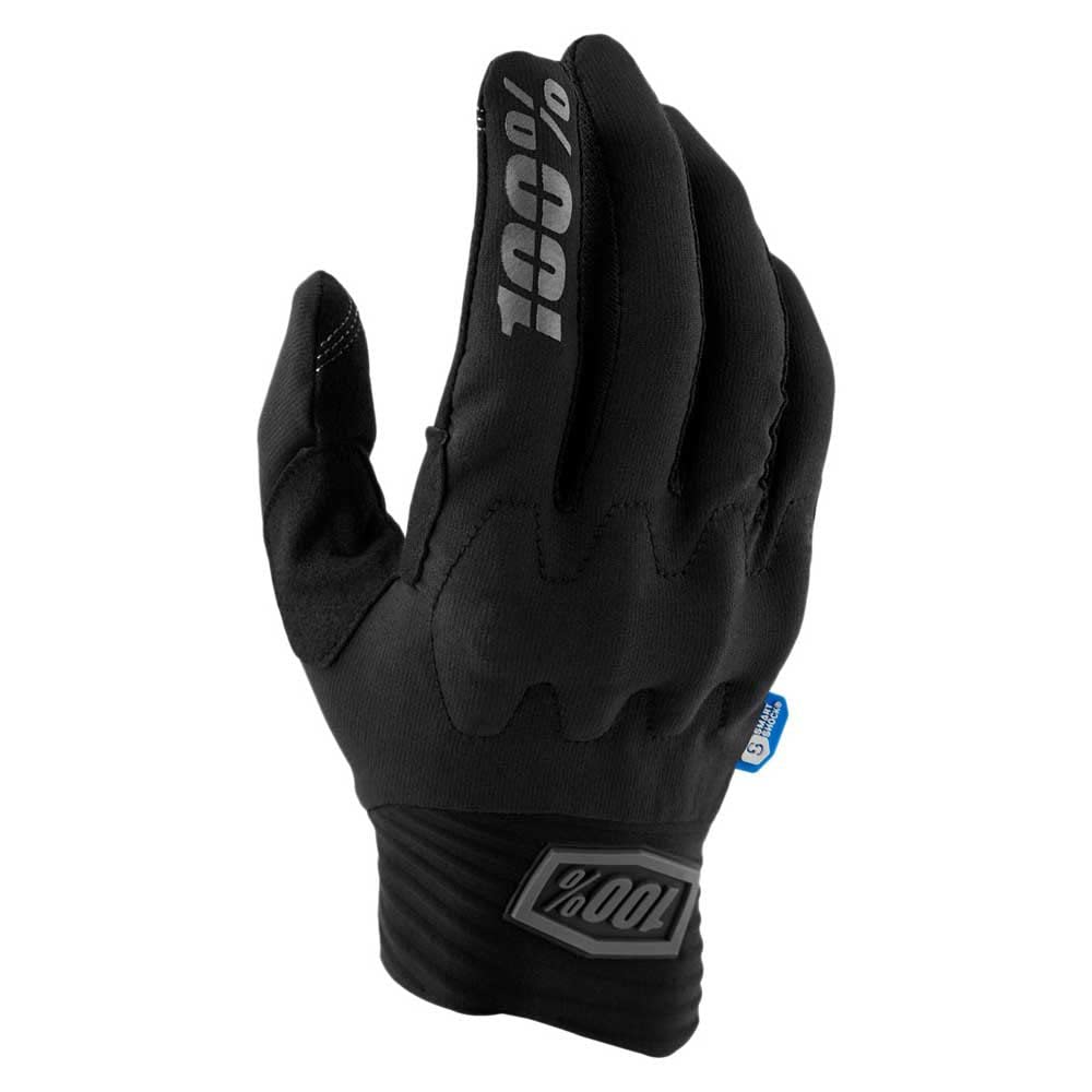 Cognito Smart Shock Gloves Schwarze XXL – Downhill/Enduro, 4-Wege-Stretch-Synthetik, Klettverschluss
