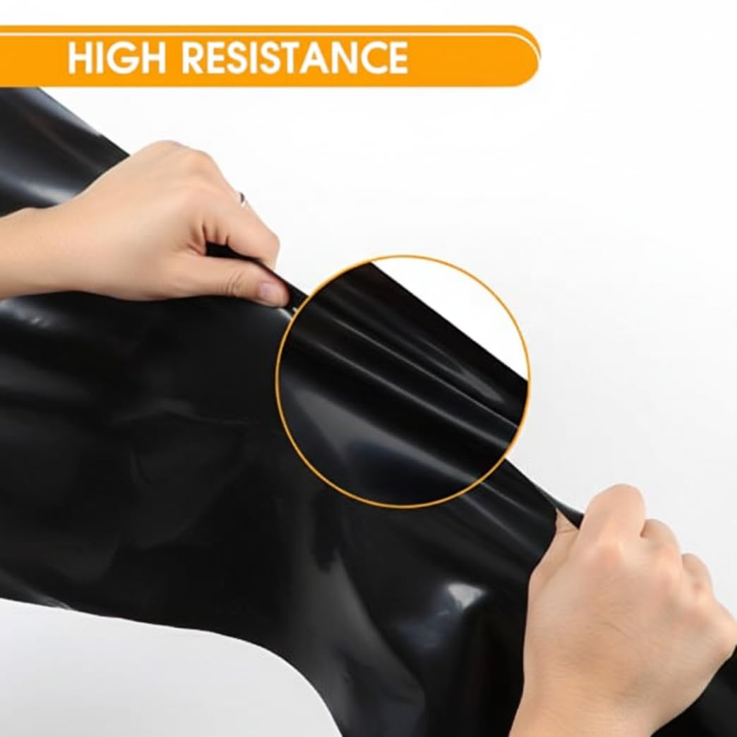 Teichfolie, 0, 5 mm Dicke Ldpe-Teichfolie, 10 x 13 Fuß robuste, Faltbare wasserdichte Membran für Fischteiche und Wassergärten
