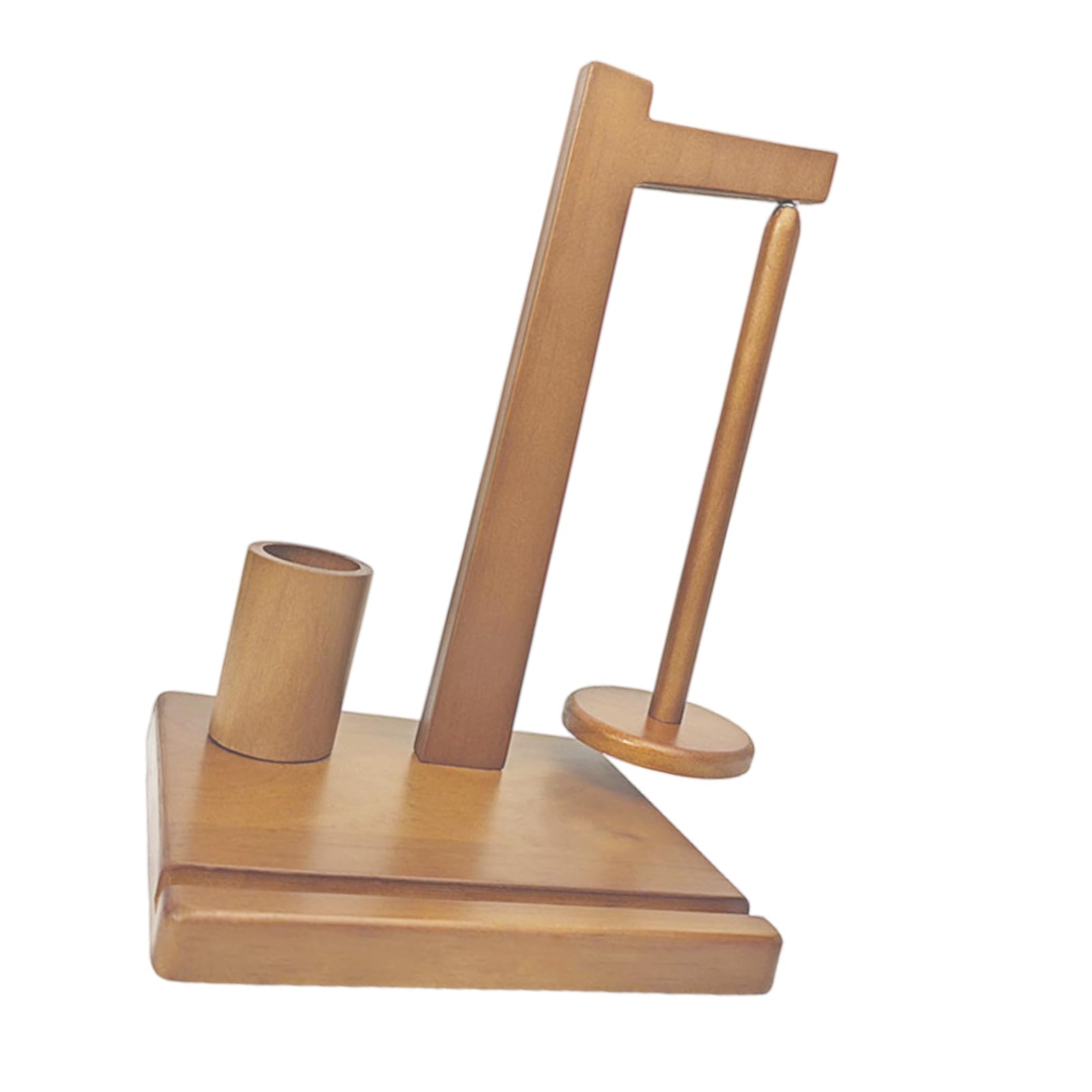 Derouleur Pelote De Laine Porte-pelote De Fil En Bois Rotatif - Support à Bobine Magnétique Pour