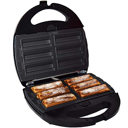 Syntrox Germany Krapfenmaker Churros Maker Chef Maker SM-1300W Churros mit herausnehmbaren Backplatten – Bild 3