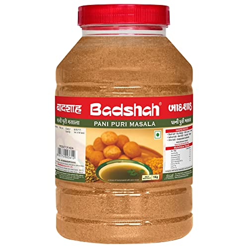 Image of Badshah Pani Puri Masala Powder - 1Kg | Blended Spice Mix | Golgappa /Puchka Masala Powder | Instant Pani Puri Masala | No Artificial Flavour & Colour