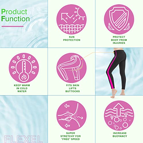 Image of Flexel Wetsuit Tops /Pants, 2mm Neoprene Wet Suit Jacket /Scuba Diving Vest for Swimming Snorkeling Surfing Fishing XSPAN Front Zipper Suit