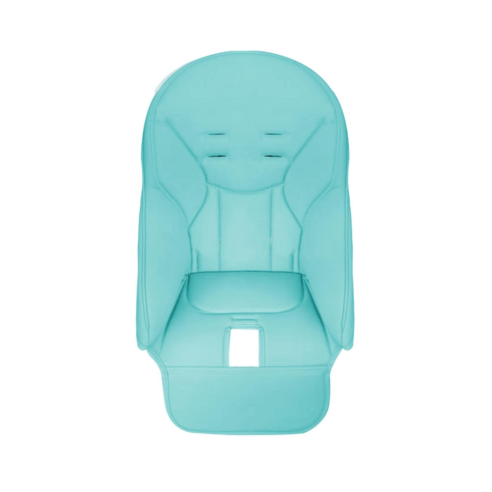 Copertura Sedia Alta Cuscino Booster Imbottito Bambino Copri Sedia Morbido in Pelle Pu Idrorepellente Facile da Pulire Antimacchia Leggero Adatto per, Blu