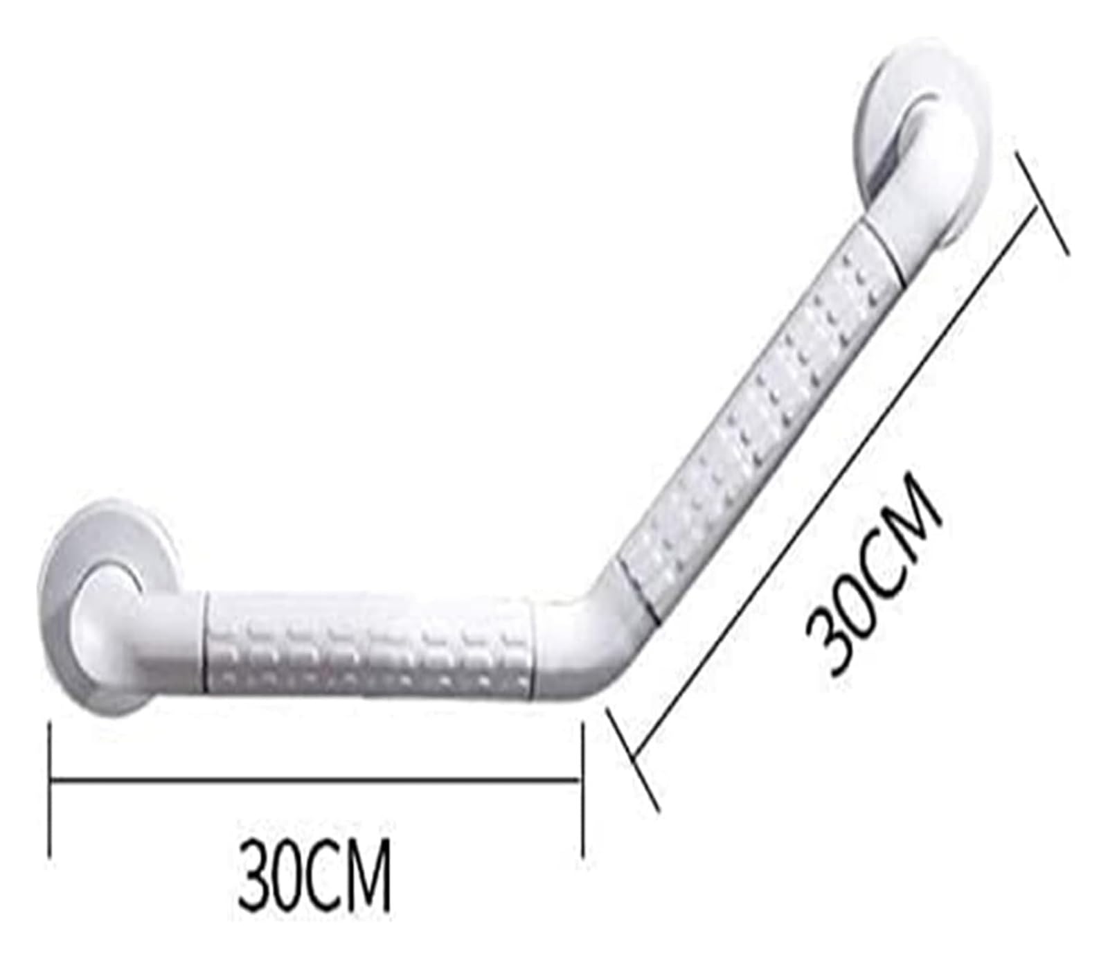 Agarraderas Asidero de baño con barra de agarre y reposabrazos de seguridad for ducha de mano, for embarazadas, personas mayores y discapacitadas, con círculo de luz y antideslizante.