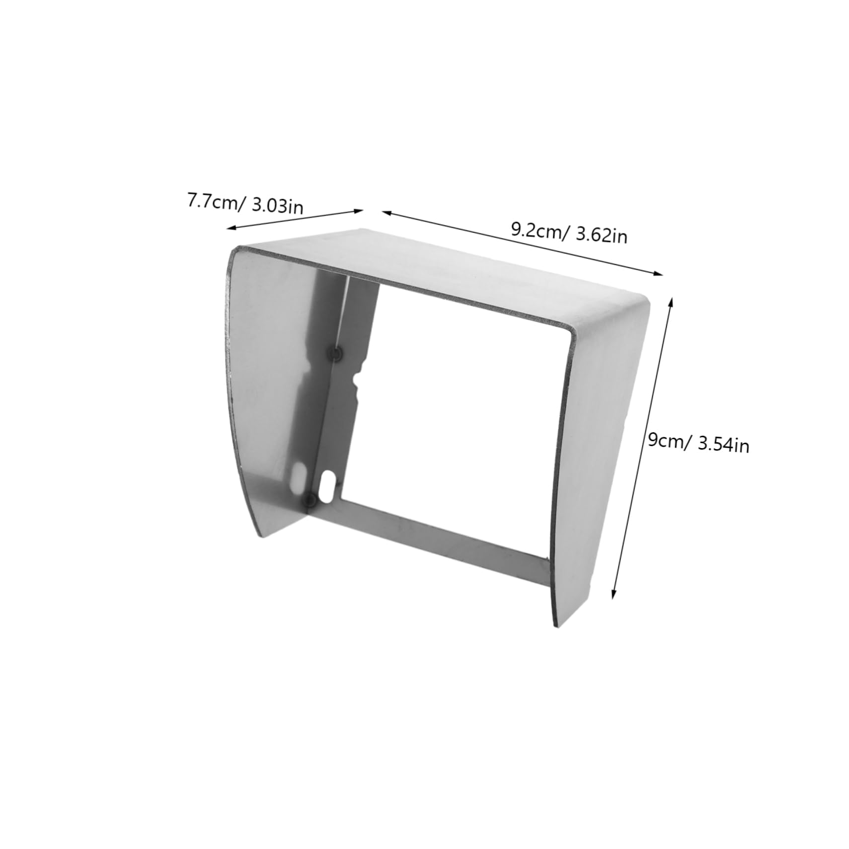 HOLIDYOYO Stainless Steel Socket Cover Protector for Outdoor Use Durable Wall Outlet Easy Installation Weather Resistant for Preserving Socket Integrity