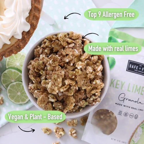 Image of The Safe + Fair Food Company Key Lime Pie Granola -Gluten Free Snacks -12oz