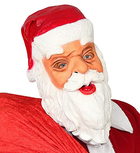 WIDMANN SRL Nikolausmaske, kompletter Kopf aus Latex, mehrfarbig,...
