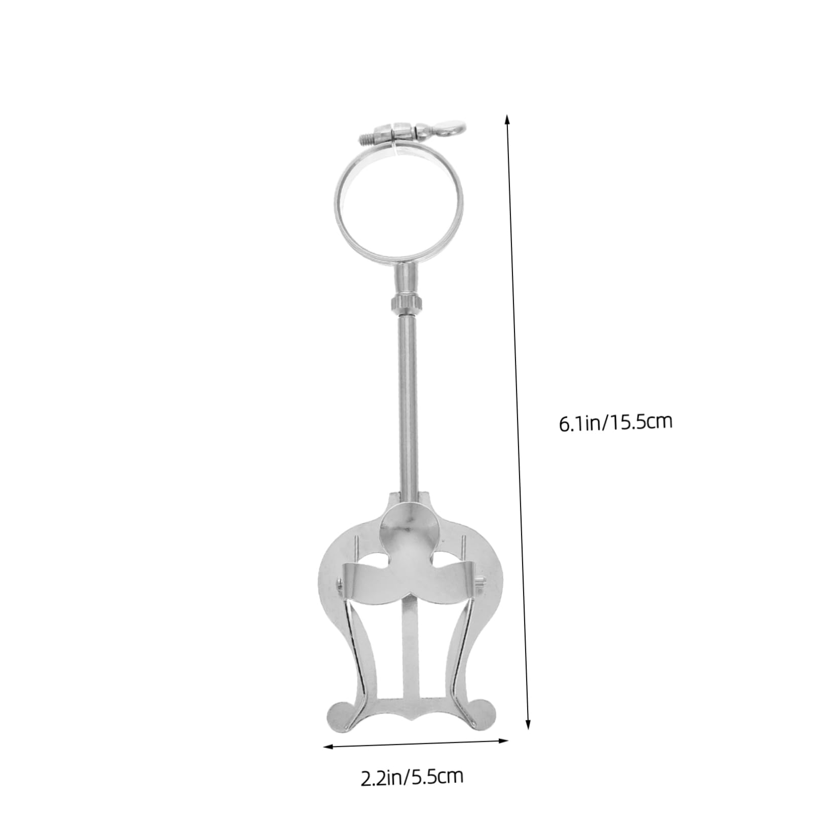 ibasenice Adjustable Clarinet Holder Stand Lyre Replacement Sheet Music Clamp Music Stand for Clarinet