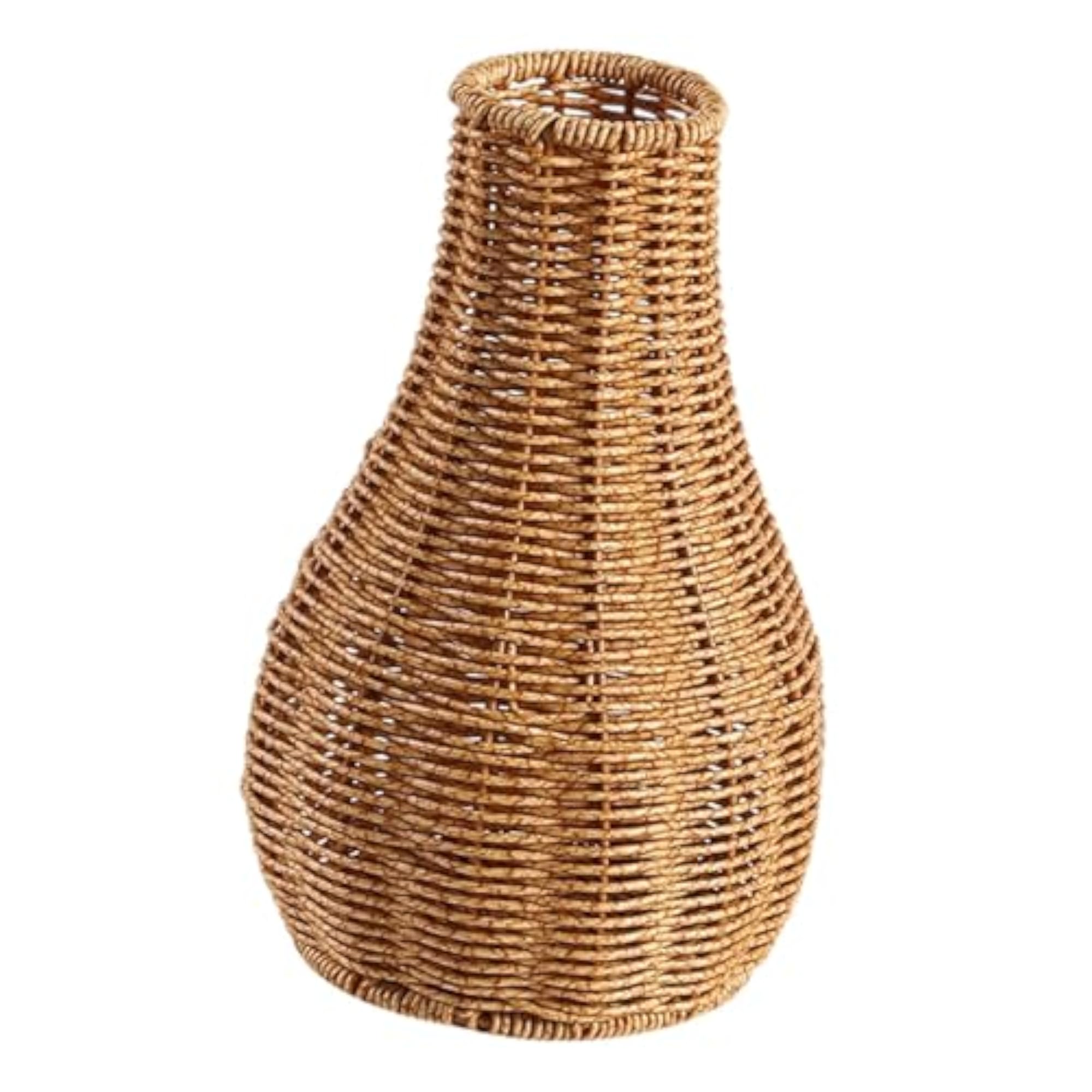 Woven Flower Vase for Indoor Plants and Decor