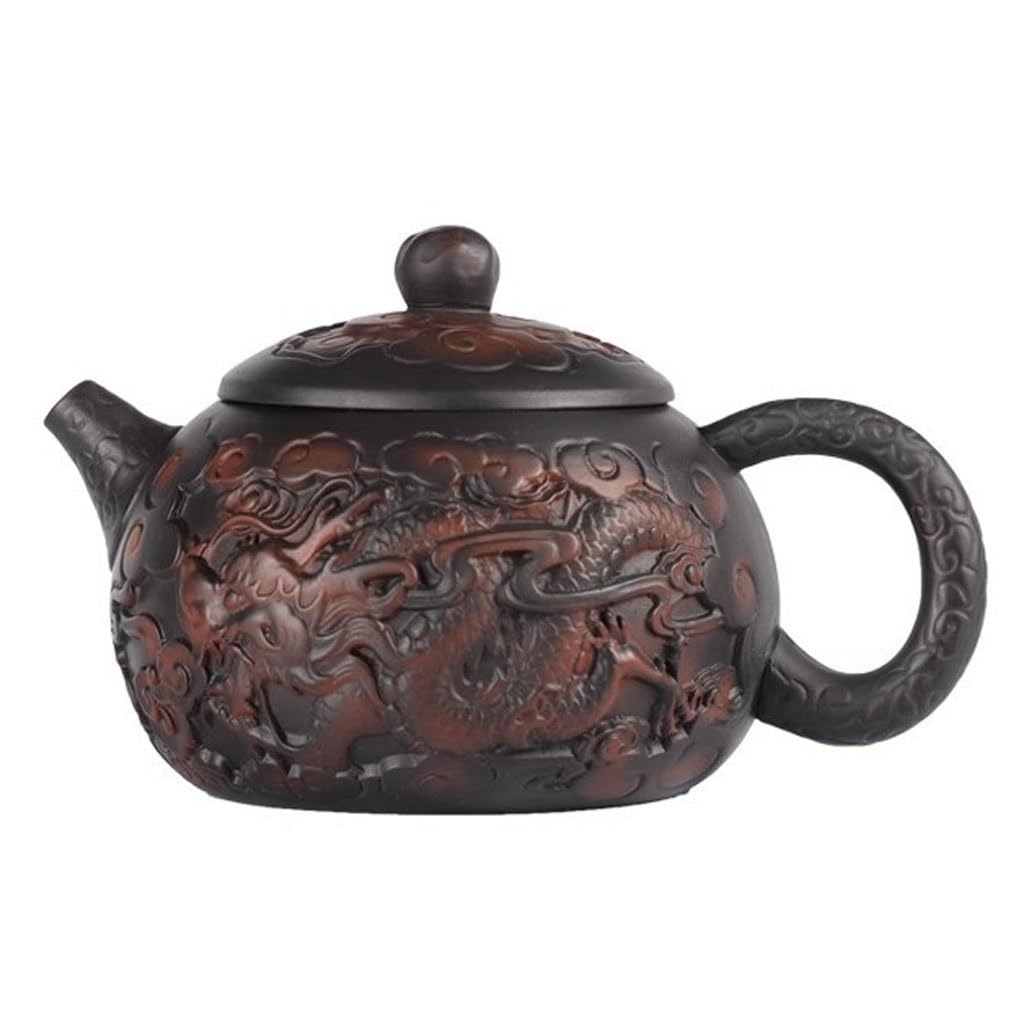 FJQFHH Japanese ceramic tea pot, Handmade Ceramic Teapot for Loose Leaf Tea