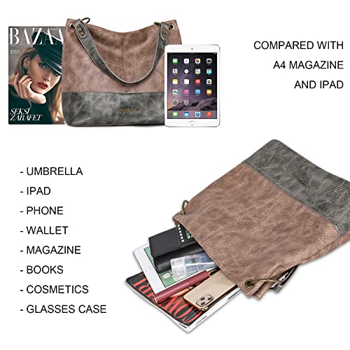 Image of Handbags for Women Chain Shoulder Vegan Leather Tote Bag Top Handle Handbag