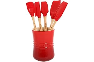 Le Creuset Silicone Tool Set: 6-Piece Kitchen Utensil Set for Easy Cooking