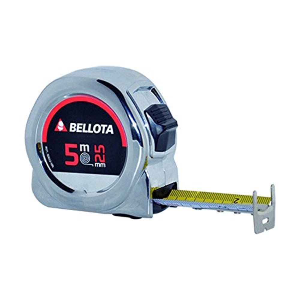 Bellota 50012-5 BL - Metro cinta métrica flexómetro para medir distancias de 5 metros