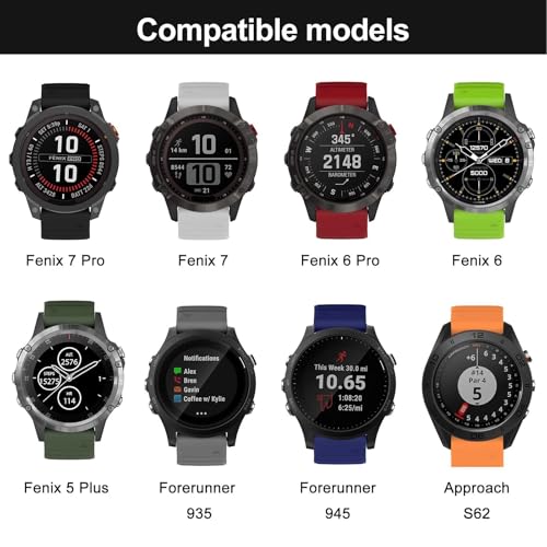 Correa de 22mm para Garmin Forerunner 965 ideal para entrenar y correr 4
