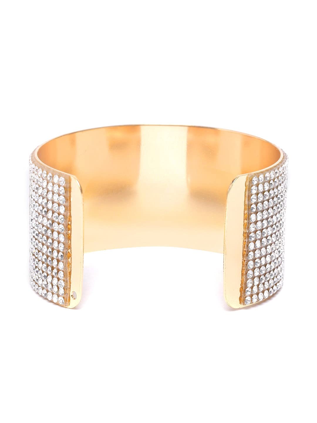 Crystal-Studded Bangles Bracelets - Valentine Jewellery