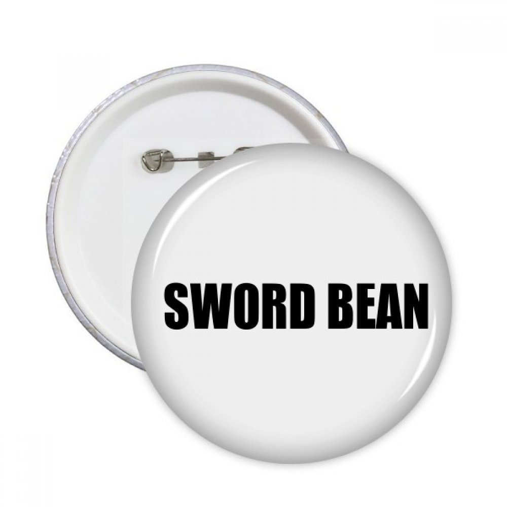 Épée Bean badge bouton pour customiser un sac