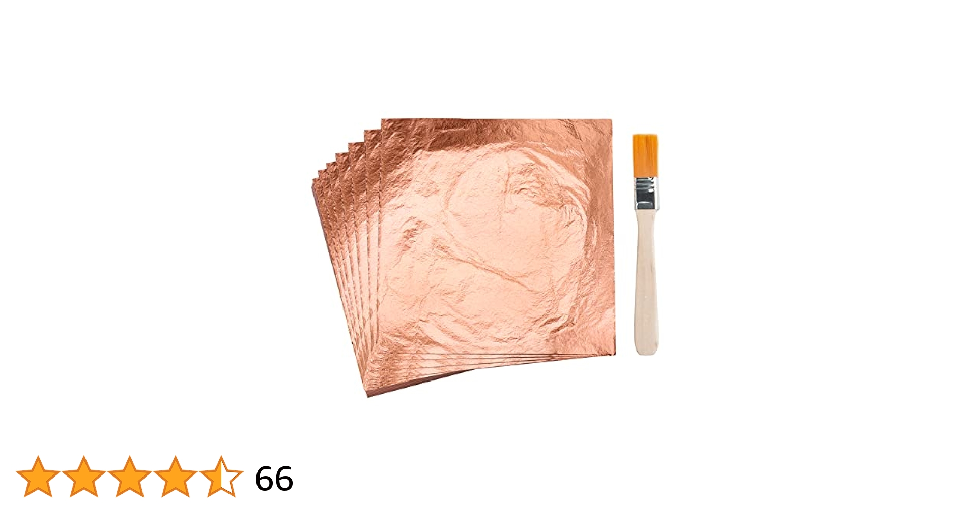 タンポポの金縁プレート Amazon.com: KINNO Gold Leaf Sheets, Real Copper Rose Gold