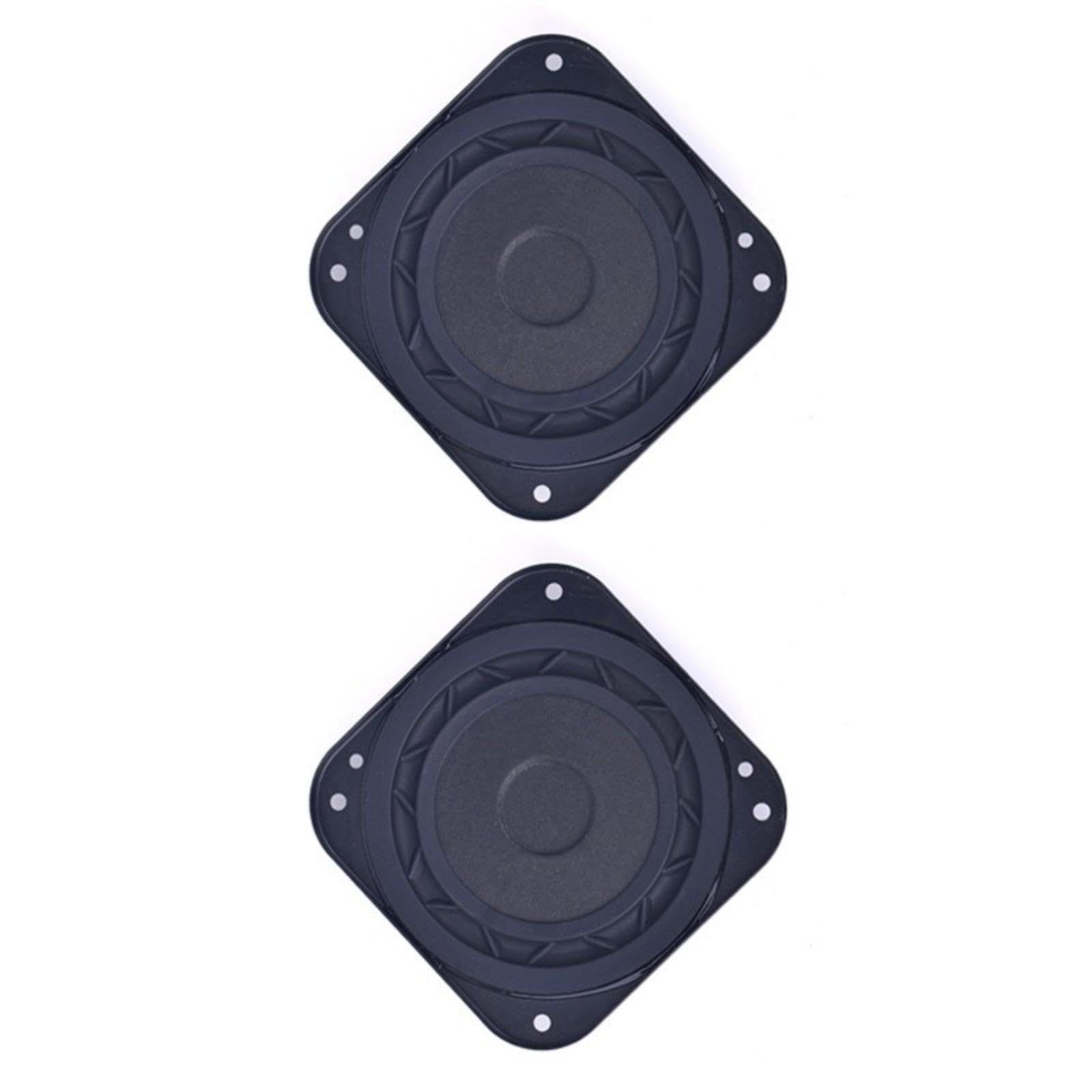 Altoparlante Magnetico Interno 15W 8Ohm 3 Pollici Forma Rotonda Sostituzione Telaio in Gomma Woofer Suono Potente Magnetico