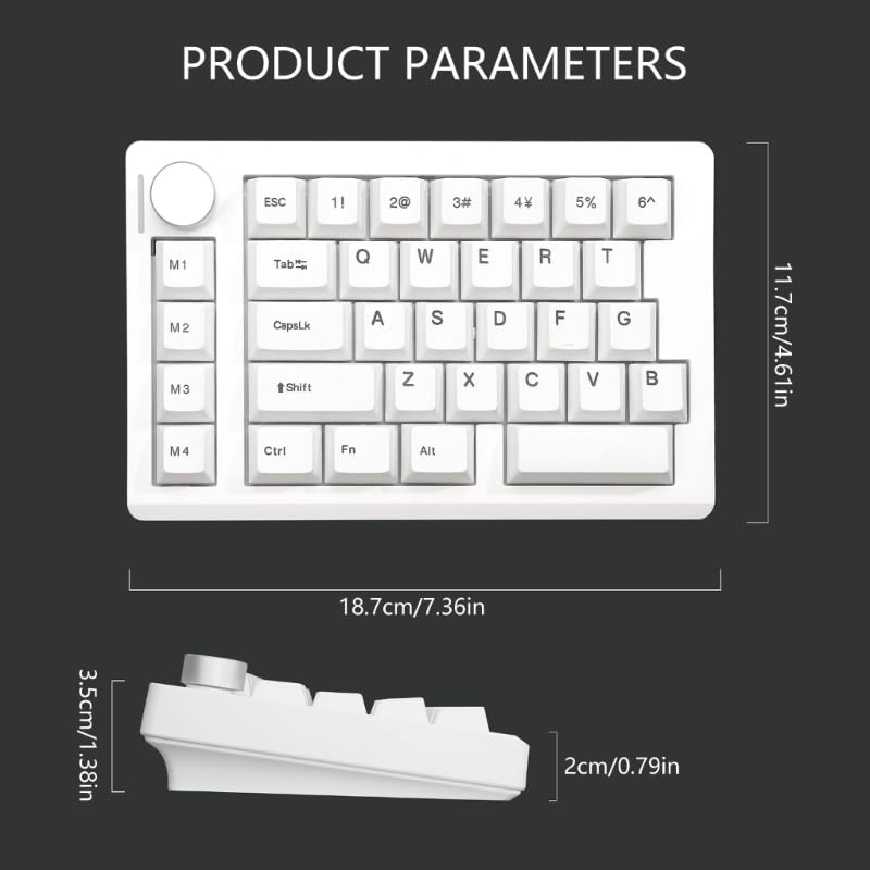 Tastiera ergonomica leggera per ABS resiliente dell'input di 1ms