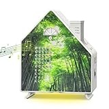 Wxeadu Naturgeräusche Box mit Bewegungsmelder, Vogelgezwitscher Box Toilette Bewegungsmelder, Adjustable Volume & Soothing Nature Sounds (Birdsong, Ocean Waves, Brook, Meadow) for Sleep, Meditation