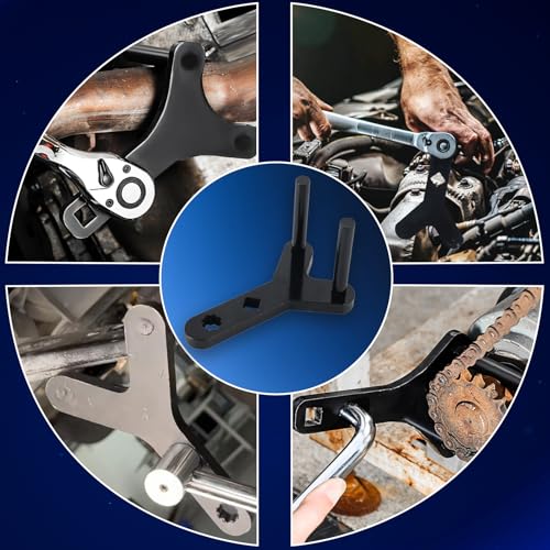 BARTOO Lower Control Arm Prying Tool, Suspension Specialty Bushing Tool, Lower Control Arm Ttool Designed to Work with a 1/2\" Drive Extension Breaker Bar,1Pcs - Thumbnail 7