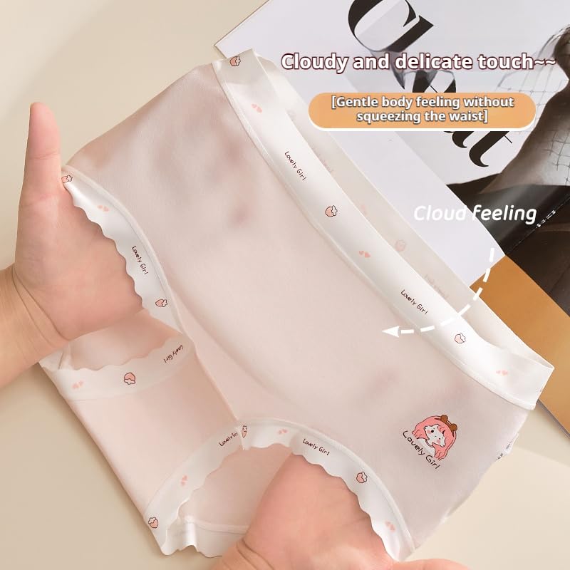 Teen Girls Underwear Seamless Cotton Big Girls Berifs Tagless No Show Panties for Teens Pack of 63