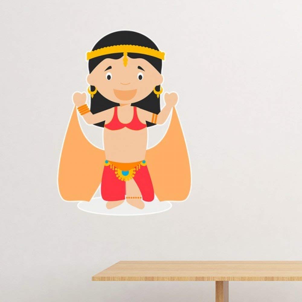 Amovible Wall Sticker de danseur oriental pour masquer les imperfections d'un mur