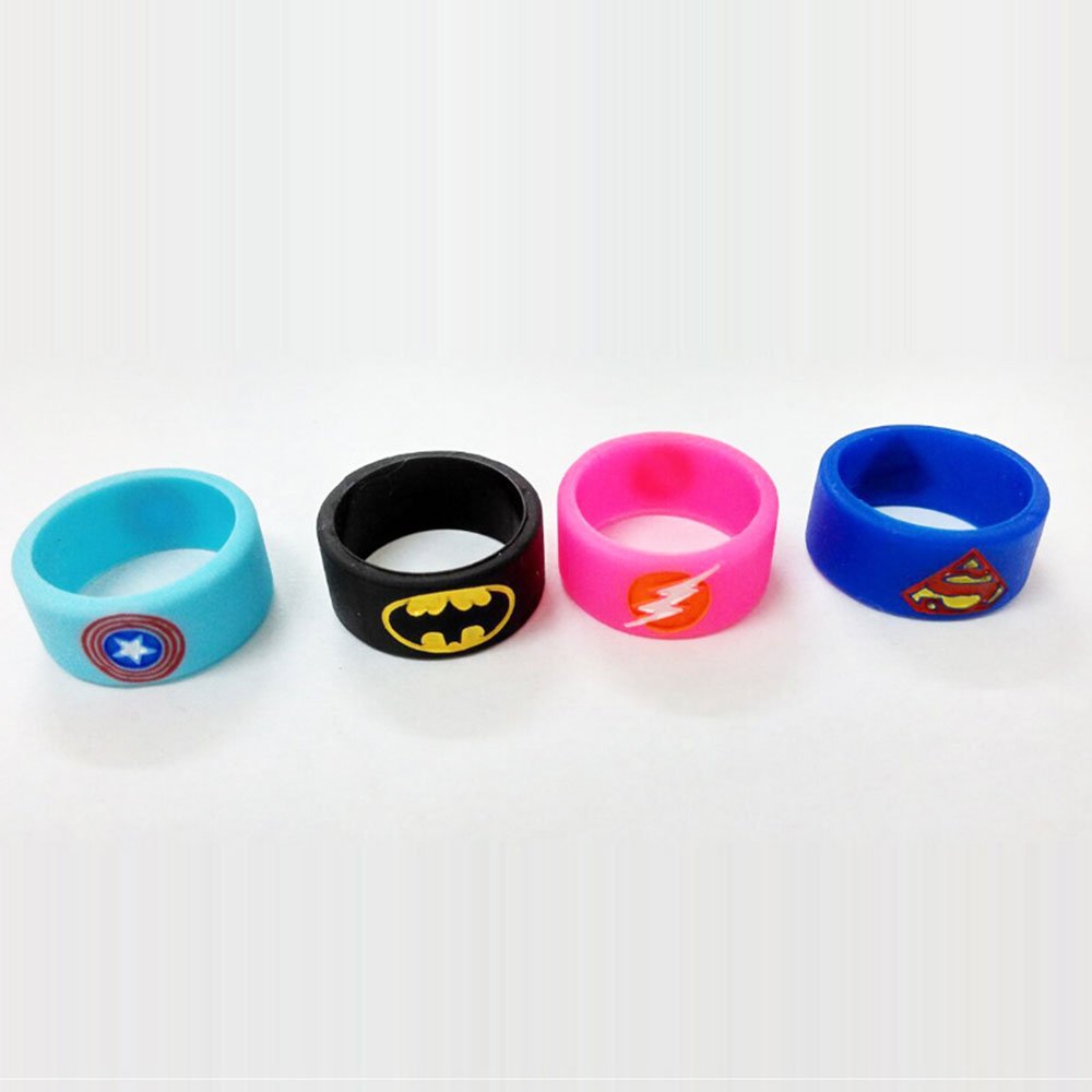 Vape Bands Rings, Silicone Superhero E Cigarette Bands for RTA RBA RDA  Mechanical Mods Tank Rebuildable Atomizer, Non-Slip Ring, Protection Ring,  Pack of 4 (Superhero Band) : Amazon.fr: Autres
