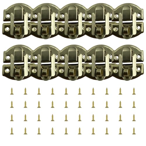 Cierres Con Cerradura De Hierro Resistente Accesorio Hardware Para Cofres Madera Almacenamiento Joyas Cerrojo Seguro Diseños Fácil Instalación Cierres Hierro Decorativos