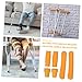 Beaupretty 6pcs Enhanced Comfort Crutch Pads Soft Foam Padding for Underarm Forearm Crutches Slip Grip and Caps