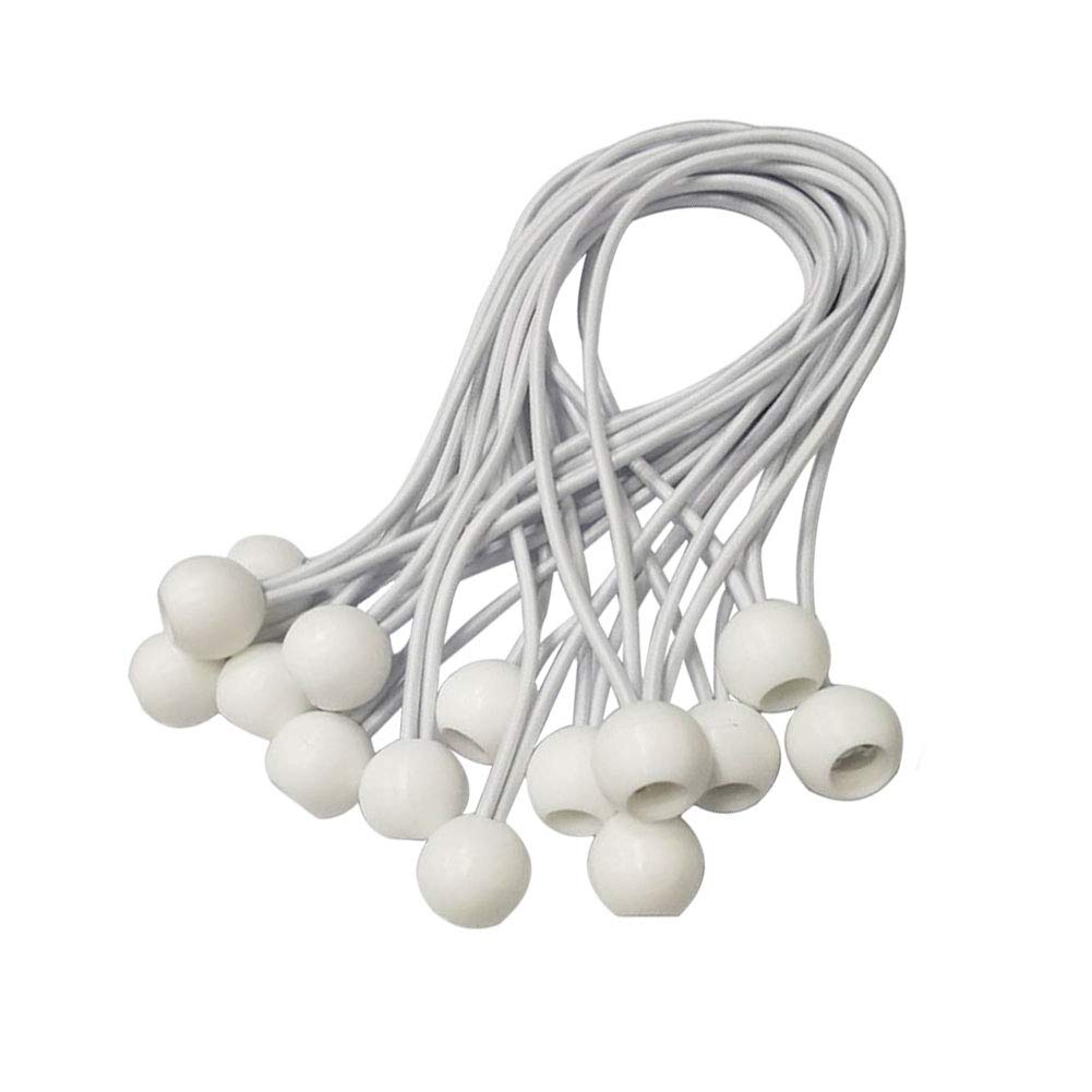 40 Corde Elastiche Con Sfere + 100 Fascette - Per Teloni, Campeggio E Fai Da Te - Foto 12
