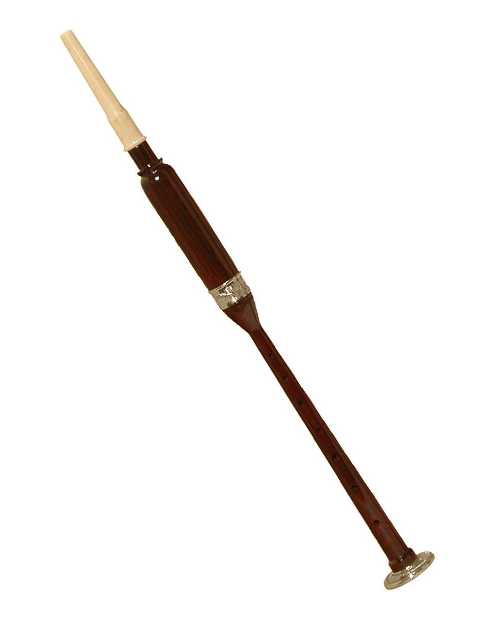 Mid-East Roosebeck Sheesham Practice Chanter Nickel Plated Ferrule & Sole 19"