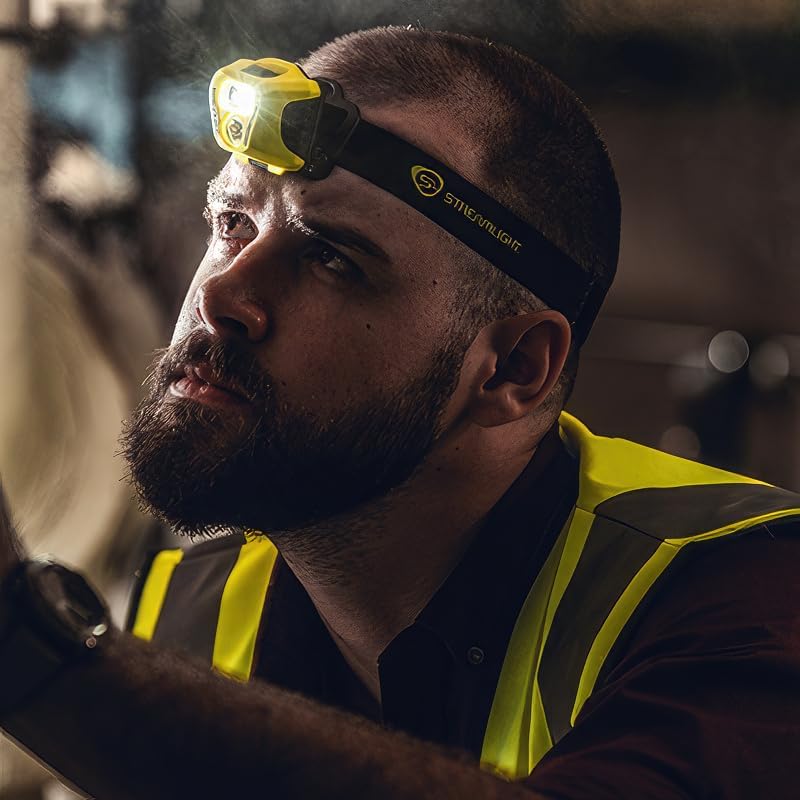 Miniatura 7 de Streamlight 61424 Enduro Pro Haz-Lo - Linterna frontal multifunción de 160 lúmenes, incluye 3 pilas alcalinas AAA, correa de goma para casco duro,