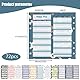 Budget Blätter A6 Deutsch, 72 Sheets Budget Sheets Geld Organizer Budget Planner 6 Löcher Binder Budget Planner Zubehör Nachfüllpapier für Binder Notebook 6 Holes Budget Card