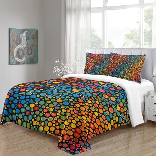 Parure de lit 260x220 de qualité hôtelière en microfibre douce